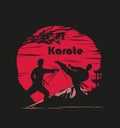 Karate Occupations Abstraction Card