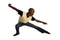Karate Pose African Man Royalty Free Stock Photo