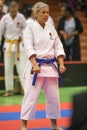 Karate Shotokan Kata Tournament Royalty Free Stock Photo