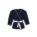 Karate suit doodle icon