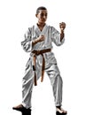 Karate teenagers kid Royalty Free Stock Photo