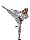 Karate teenagers kid Royalty Free Stock Photo