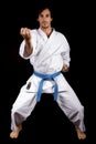Karateka Royalty Free Stock Photo