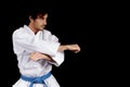 Karateka Royalty Free Stock Photo