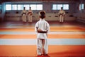 Karateka child gym. Generate Ai