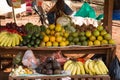 Karatu fruit stand Royalty Free Stock Photo