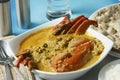 Karavali crab curry Royalty Free Stock Photo
