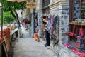 Karavan Saray street with numerous souvenir shops and markets