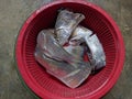 Karawang, Indonesia, 16 September 2022: Fresh milkfish has been cleaned and cut ready