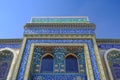 Karbala, iraq - February 04, 2023: photo of the holy shrine of imam Hussain in Karbala city