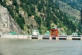 Karcham Dam on the Sutlej River in Himachal Pradesh, a hydroelectric power station