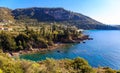 Kardamyli village in Messenia, Peloponnese Royalty Free Stock Photo