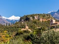 Kardamyli village in Messenia, Peloponnese Royalty Free Stock Photo