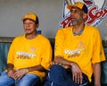 Kareem Abdul-Jabbar and Smokey Robinson Royalty Free Stock Photo