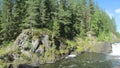 Karelia, Russia, Kivach Nature Reserve, forests, water and mountains.