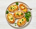 Karelian pasties, karelian pie, Finnish rye pies Royalty Free Stock Photo