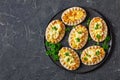 Karelian pasties, karelian pie, Finnish rye pies Royalty Free Stock Photo