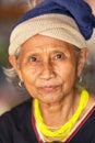 Karen tribe elderly woman