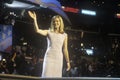 Karenna Gore Schiff greets the crowd at the 2000 Democratic Convention at the Staples Center, Los Angeles, CA