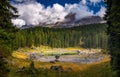 Karersee (Lago di Carezza), is a lake in the Dolomites in South