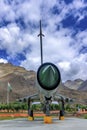 A MIG-21 fighter plane used by India in Kargil war 1999 Operation Vijay Royalty Free Stock Photo