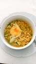 Kari Ayam Noodles with egg