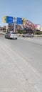 karim block market chowk allama iqbal town Lahore Pakistan. Royalty Free Stock Photo