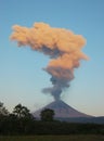 Karimskiy volcano eruption in Kamchatka