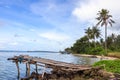 Karimunjawa indonesia java beach coastline rocks Royalty Free Stock Photo