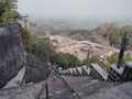 Karinjeshwar Hill station temple Climbing steps