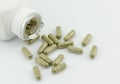 Kariyat herb Capsules . Royalty Free Stock Photo