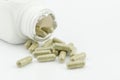 Kariyat herb Capsules . Royalty Free Stock Photo