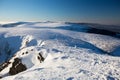 Karkonosze Krkonose from Sniezka Snezka. Royalty Free Stock Photo