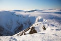 Karkonosze Krkonose from Sniezka Snezka. Royalty Free Stock Photo