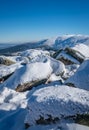 Karkonosze mountains winterscape