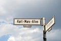 Karl Marx Allee Street Sign