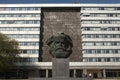 Karl Marx Monument in Chemnitz, Saxony, Germany. Royalty Free Stock Photo