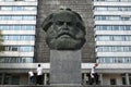 Karl Marx Monument in Chemnitz, Saxony, Germany. Royalty Free Stock Photo