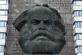 Karl Marx Monument in Chemnitz, Saxony, Germany. Royalty Free Stock Photo