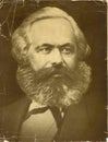 Karl Marx old photo Royalty Free Stock Photo