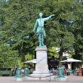 Karl XIII's statue in front of Cafe Teahouse, Stockholm