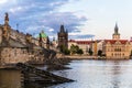 Karlov Bridge Royalty Free Stock Photo