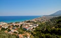 Karlovasi town panorama, Samos, Greece. Royalty Free Stock Photo