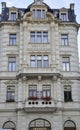 Karlovy-Vary,August 28:Hotel Menuet building in Karlovy Vary in Czech Republic Royalty Free Stock Photo