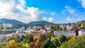 Karlovy Vary in Czech Republic Royalty Free Stock Photo