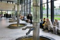 Snake mineral water pavilion in spa town Karlovy Vary, West Bohemia, Czech republic. Royalty Free Stock Photo