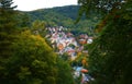 Karlovy Vary (Karlsbad) panorama Royalty Free Stock Photo