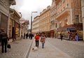 Karlovy Vary, the most famous spa town of the Czech Republic. Royalty Free Stock Photo