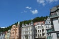 Karlovy Vary, therapeutic rest, mineral springs, house facades