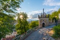 Karlovy Vary from U Tri Krizu Viewpoint Royalty Free Stock Photo